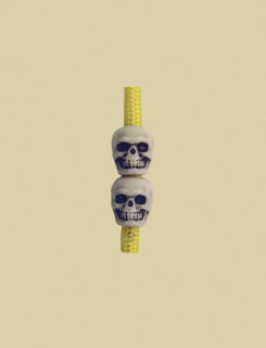 Skull Beads, Antique-