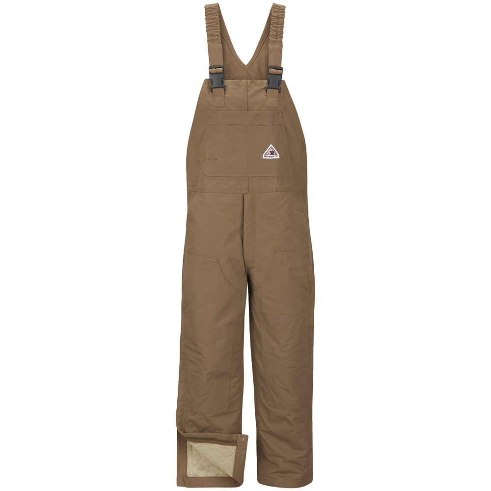 Buy Men's Heavyweight FR Insulated Brown Duck Bib Overall with