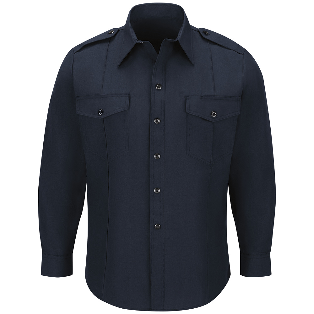 Buy Men's Classic Long Sleeve Fire Chief Shirt - Workrite Fire Service ...