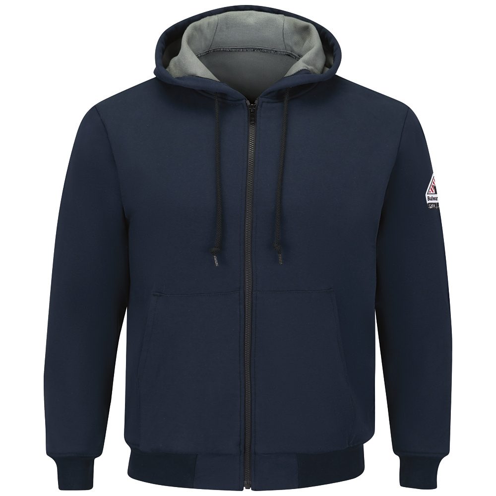 Buy Men's Thermal Lined Zip-Front Hooded Sweatshirt - Bulwark Online at ...