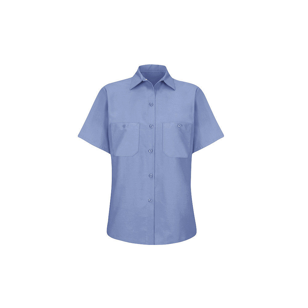 Red Kap SP23 Women's Industrial Work Shirt - Light Blue - XL