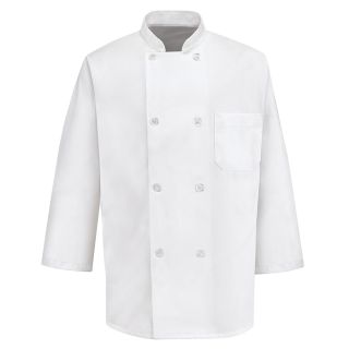 0402  Sleeve Chef Coat-Red Kap®