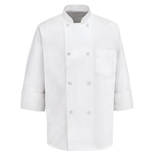 Chef Designs Hospitality Chef Coats Eight Pearl Button Chef Coat-Chef Designs