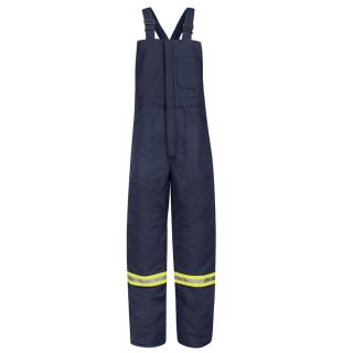 Mens Midweight Excel FR Deluxe Insulated Bib Overall with Reflective Trim-Bulwark�