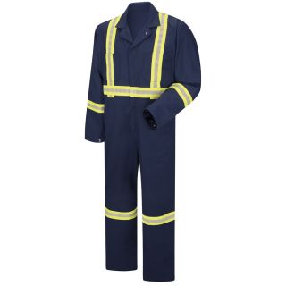 Enhanced Visibility Zip Front Coverall-Red Kap®