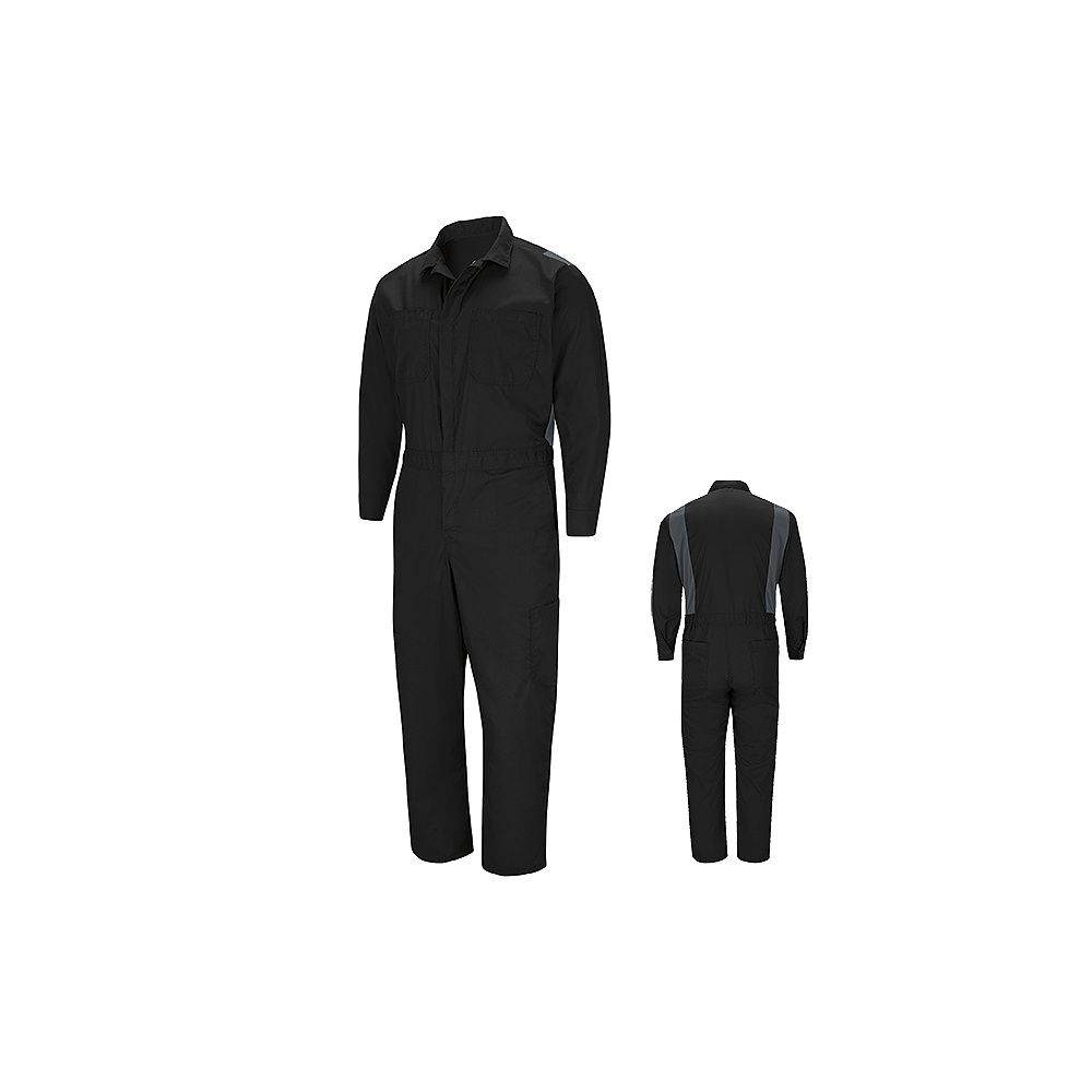 red kap charcoal coveralls