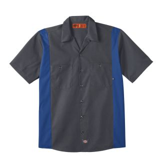 24CH Mens Industrial Color Block Short-Sleeve Shirt-Dickies®