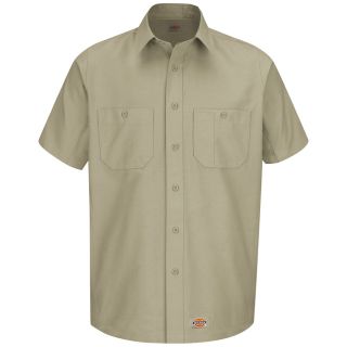 Mens Canvas Short-Sleeve Work Shirt-Dickies®
