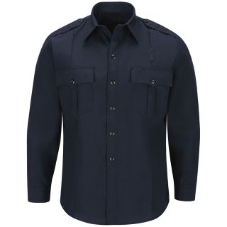 Mens Classic Long Sleeve Fire Officer Shirt-