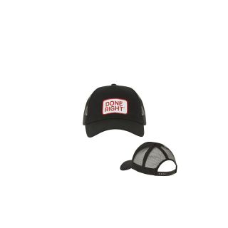 Done Right Trucker Hat-Red Kap�