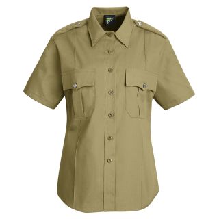 HS1269 New Dimension Stretch Poplin Short Sleeve Shirt-