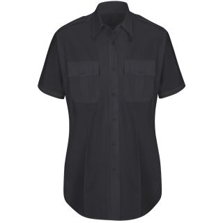 HS1523 New Dimension Plus Short Sleeve Poplin Shirt-Horace Small�