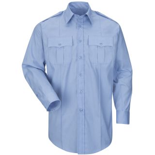 HS1524 New Dimension Plus Long Sleeve Poplin Shirt-Horace Small�