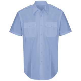 HS1526 New Dimension Plus Short Sleeve Poplin Shirt-Horace Small