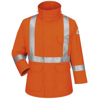 Mens Heavyweight FR Insulated Deluxe Parka with CSA Compliant Reflective Trim-Bulwark�