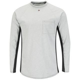 Bulwark® Industrial Shirts Long Sleeve FR Two-Tone Base Layer with Concealed Chest Pocket - EXCEL FR-Bulwark