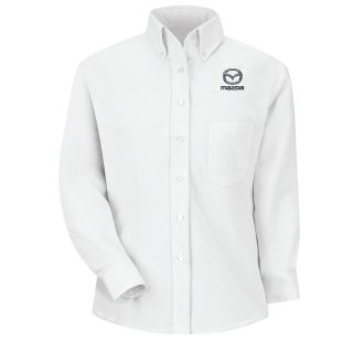 Mazda Womens Long Sleeve Executive Oxford Dress Shirt - 1903WH-
