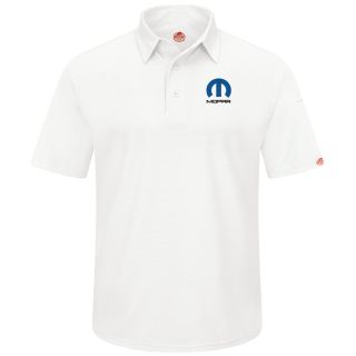 Red Kap® Branded Industrial Auto Mopar M SS Professional Polo - WH-Red kap