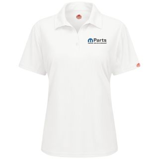 Red Kap® Branded Industrial Auto 5254WH Mopar F SS Professional Polo - WH-Red kap