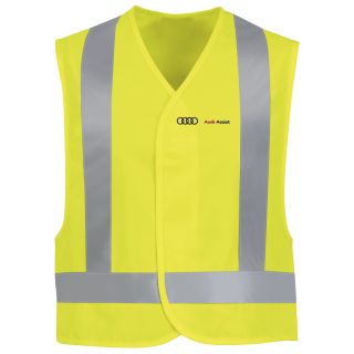 Audi Assist Hi-Visibility Safety Vest - 7100YE-Red kap