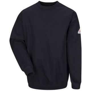 Bulwark® Industrial Outerwear Pullover Crewneck Sweatshirt - Cotton/Spandex Blend-Bulwark