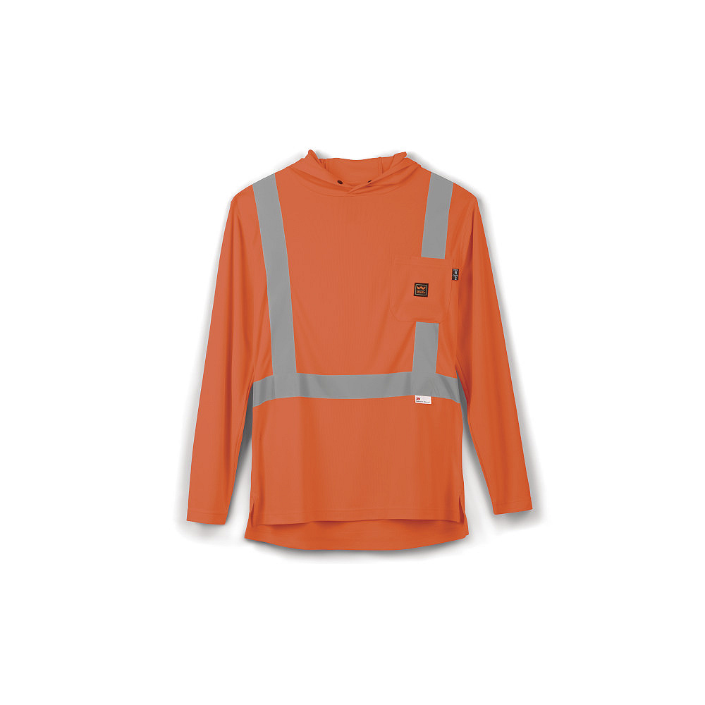Buy Hi-Vis ANSI Class 2 Long Sleeve Hooded Shirt - Walls Online at Best ...