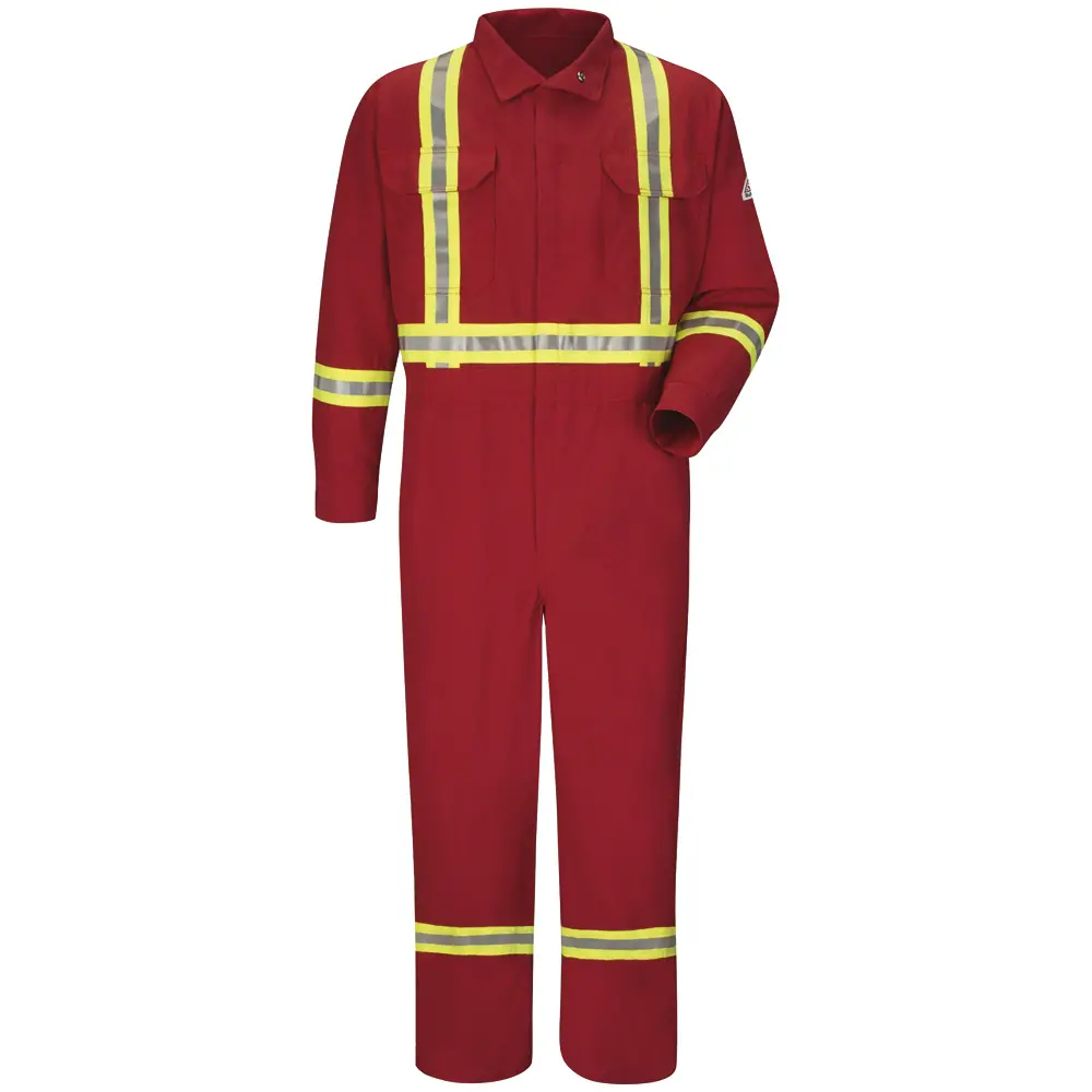 Bulwark® Industrial Bibs and Coveralls Premium Coverall with CSA Compliant Reflective Trim - Nomex IIIA-Bulwark