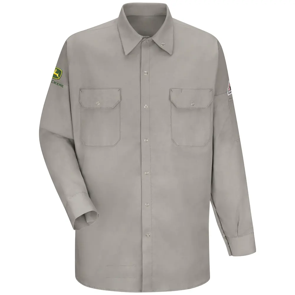 Men&#39;s Midweight FR Molten Metal Work Shirt-Bulwark