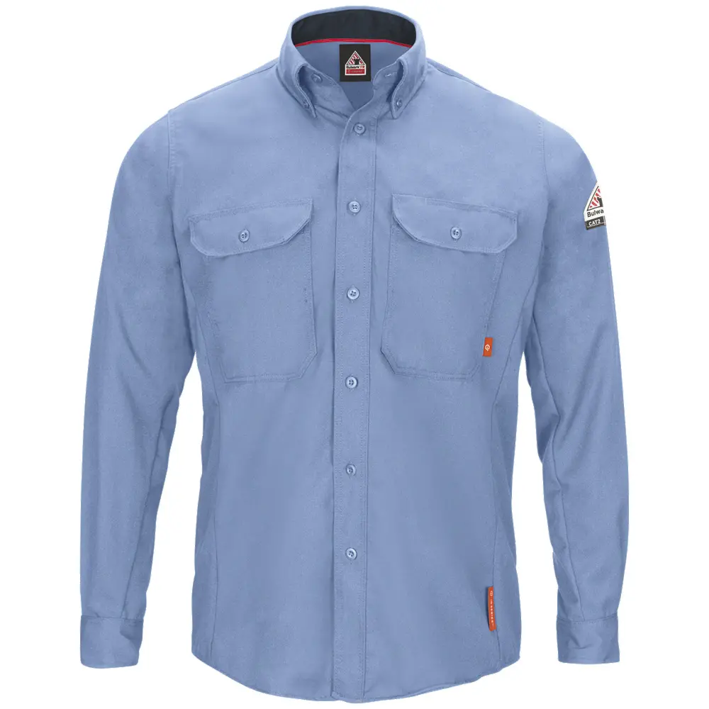 Men&#8216;s iQ Series Comfort Woven Long Sleeve Lightweight Shirt-Bulwark