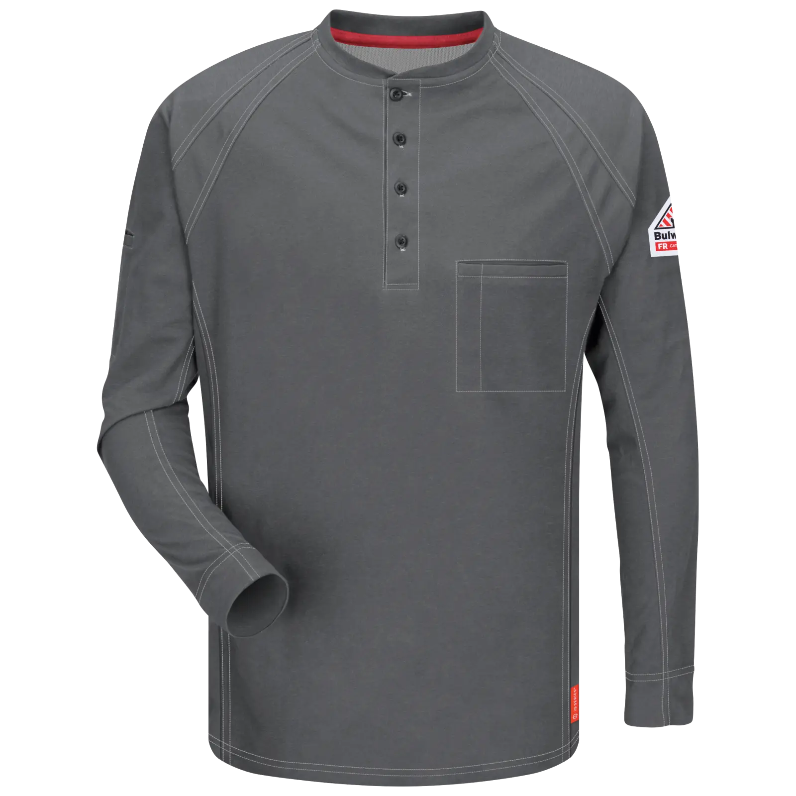 IQ Series Men&#8216;s Comfort Knit Long Sleeve Henley with Insect Shield-Bulwark