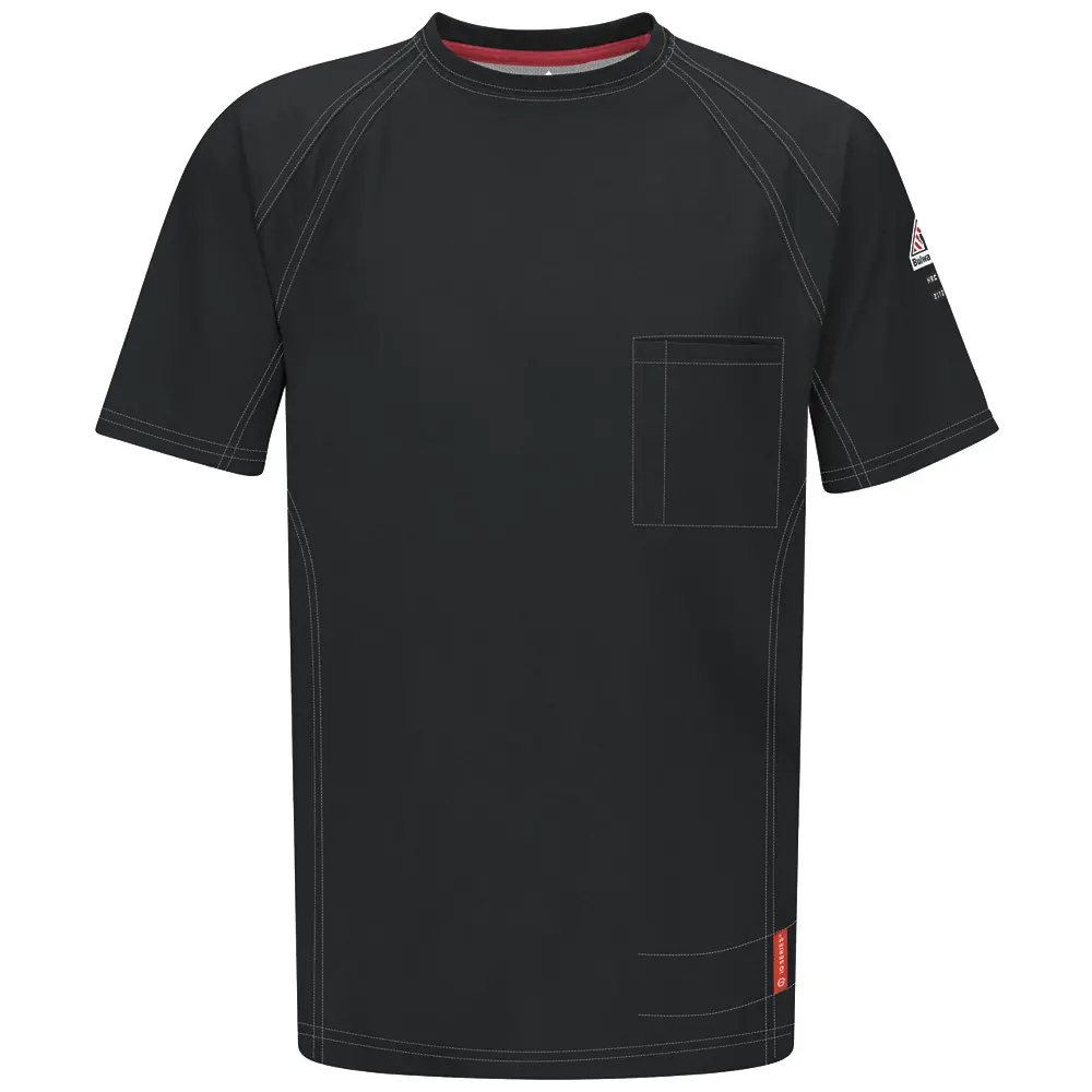IQ Series Comfort Knit Men&#8216;s FR Short Sleeve T-Shirt-Bulwark