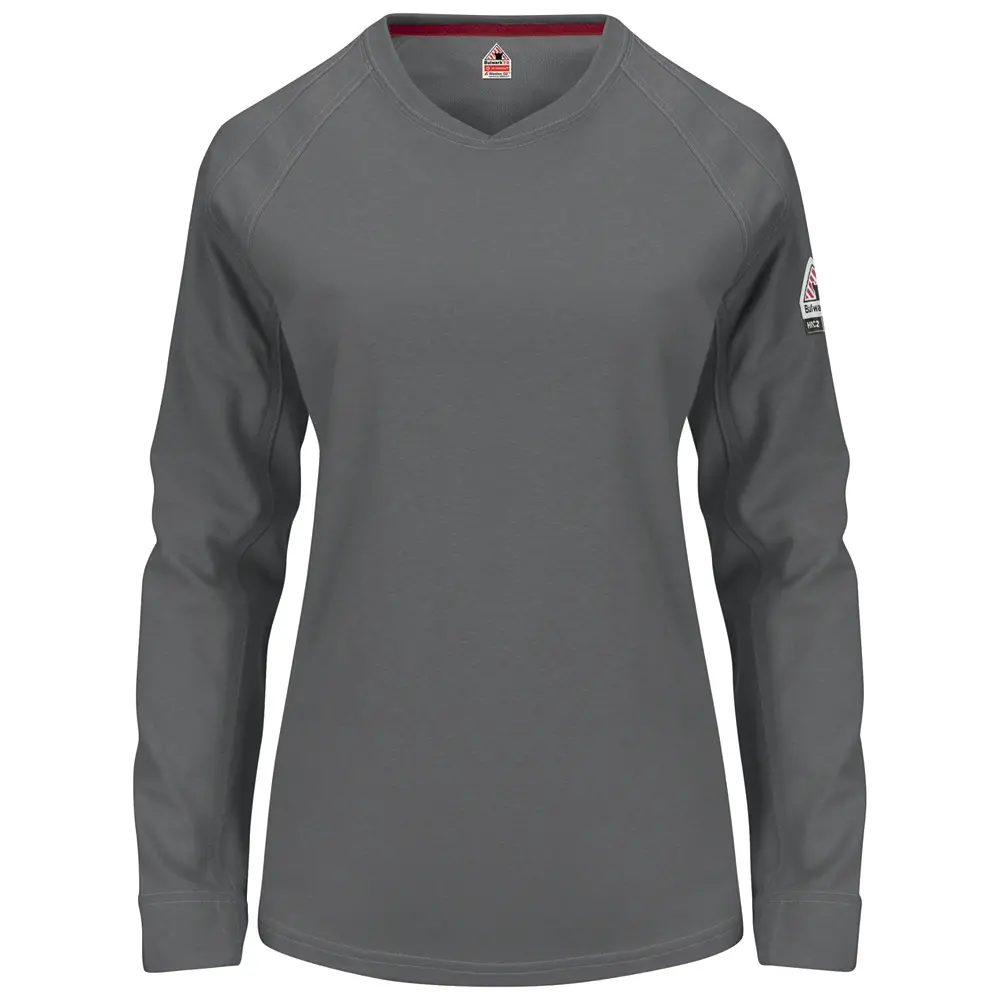 Bulwark® Industrial Shirts IQ Series Womens Long Sleeve Tee-Bulwark