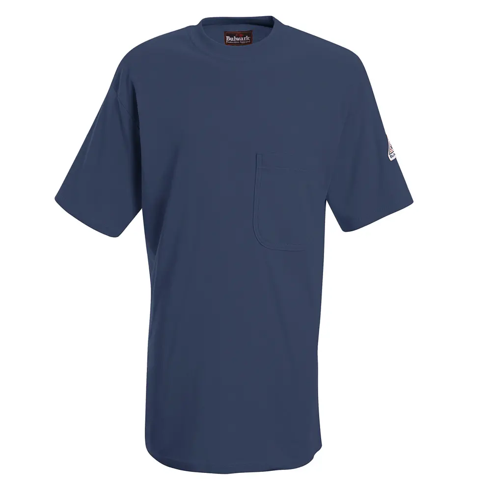Bulwark® Industrial Shirts Short Sleeve Tagless T-Shirt - EXCEL FR-Bulwark