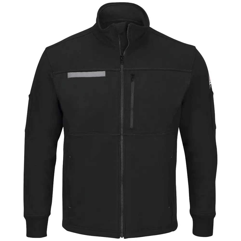 Men&#8216;s Fleece FR Zip-Up Jacket-Bulwark