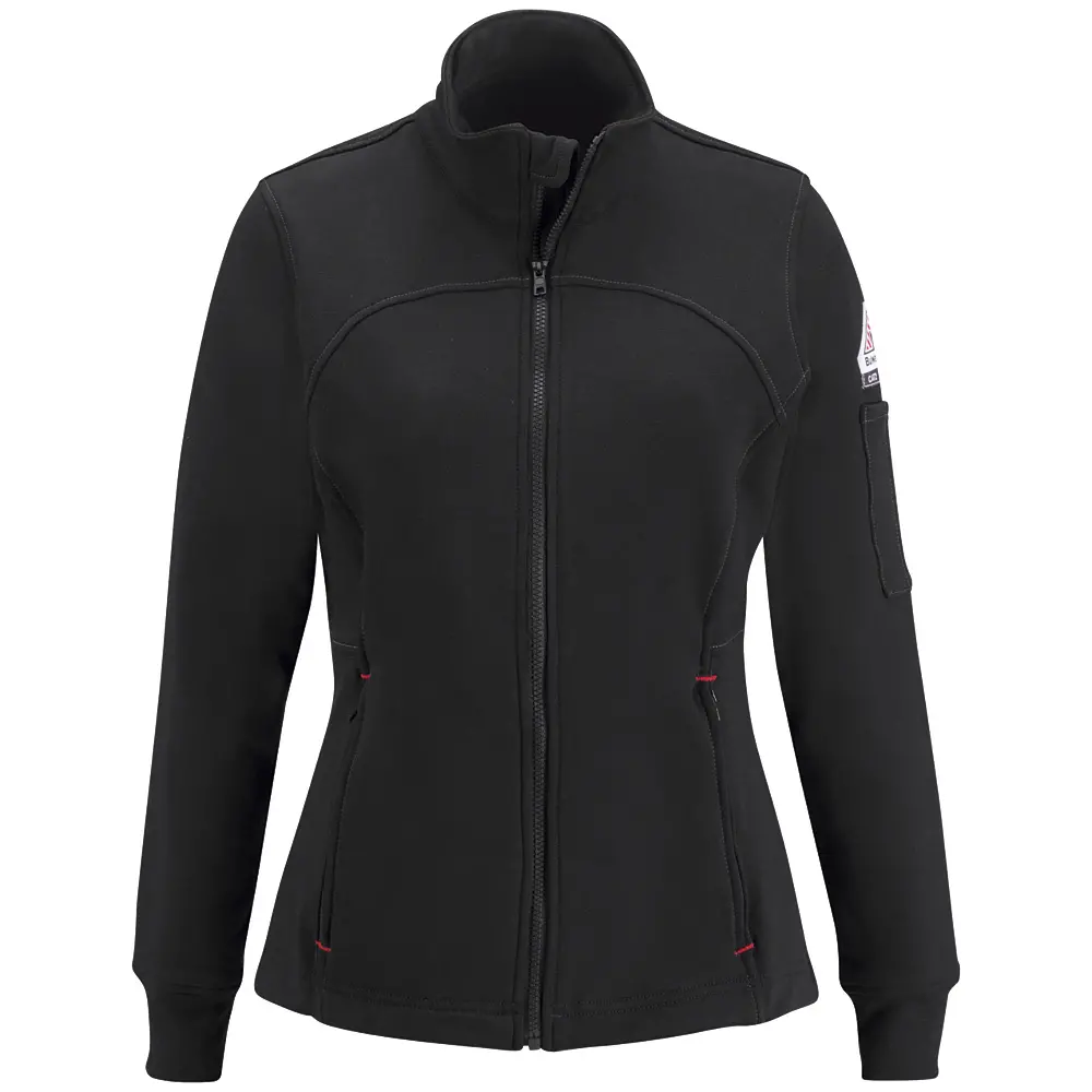 Women&#8216;s Fleece FR Zip-Up Jacket-Bulwark