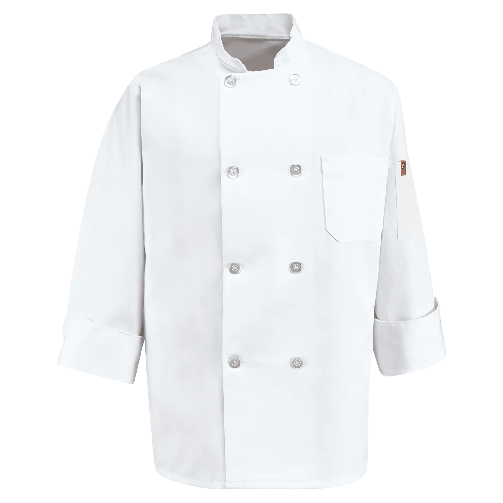Chef Designs Hospitality Chef Coats 0413 Eight Pearl Button Chef Coat-Chef Designs