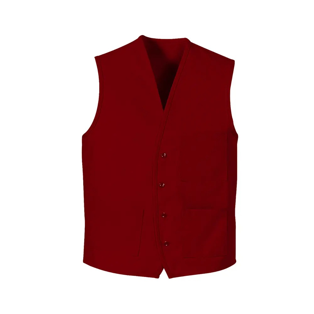 Chef Designs Hospitality Aprons Button Front Vest-Chef Designs