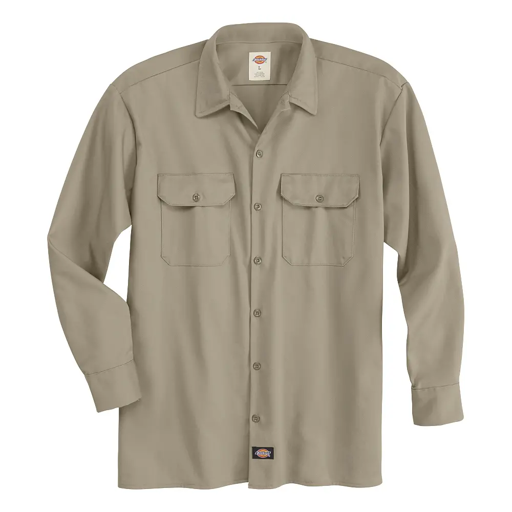Men&#8216;s Industrial Heavyweight Twill Long-Sleeve Shirt-Dickies