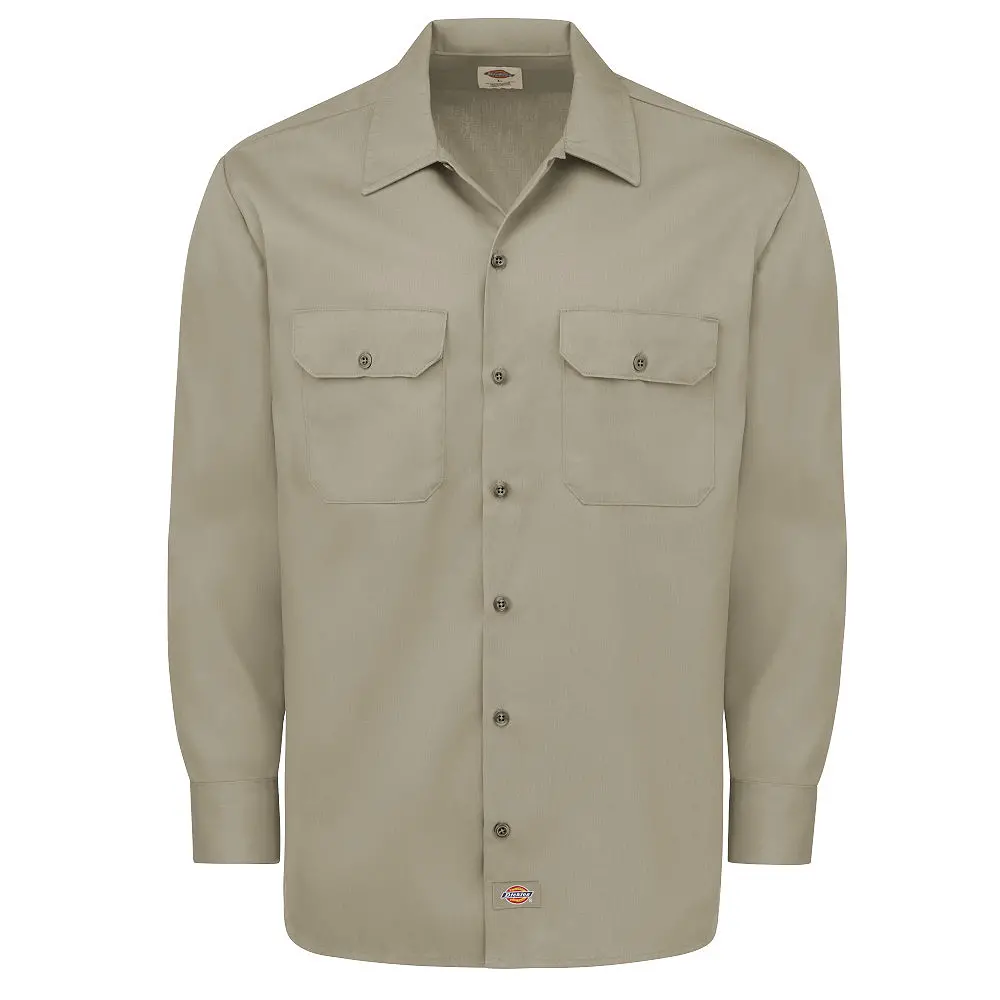 Men&#39;s Long&#45;Sleeve Traditional Work Shirt-Dickies