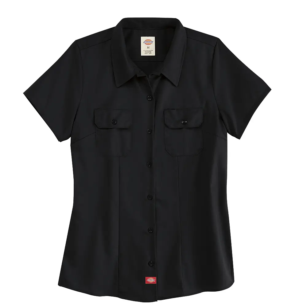 Women&#8216;s Short-Sleeve Traditional Work Shirt-