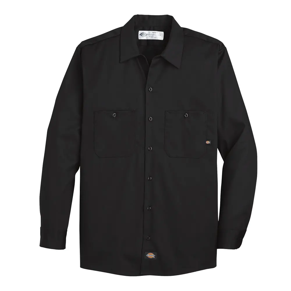 Men&#39;s Industrial Cotton Long&#45;Sleeve Work Shirt-Dickies