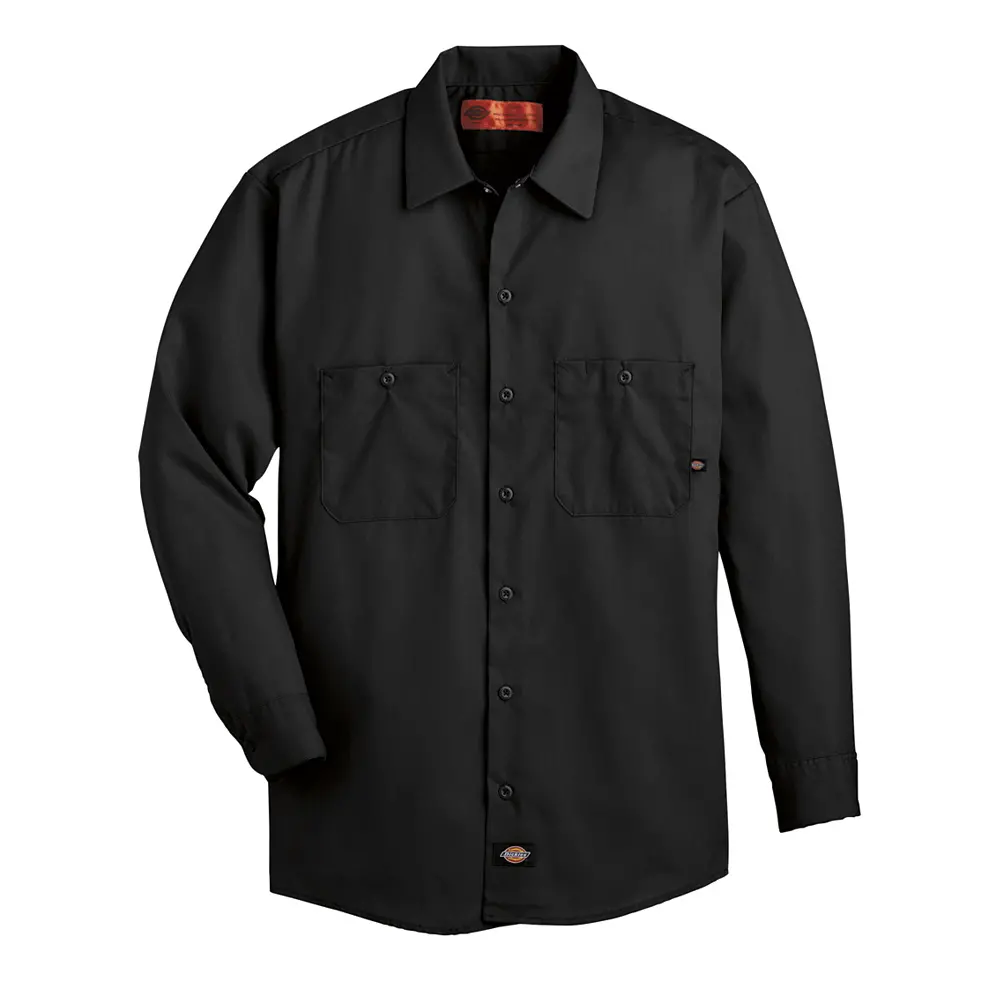 Industrial Long&#45;Sleeve Work Shirt-Dickies