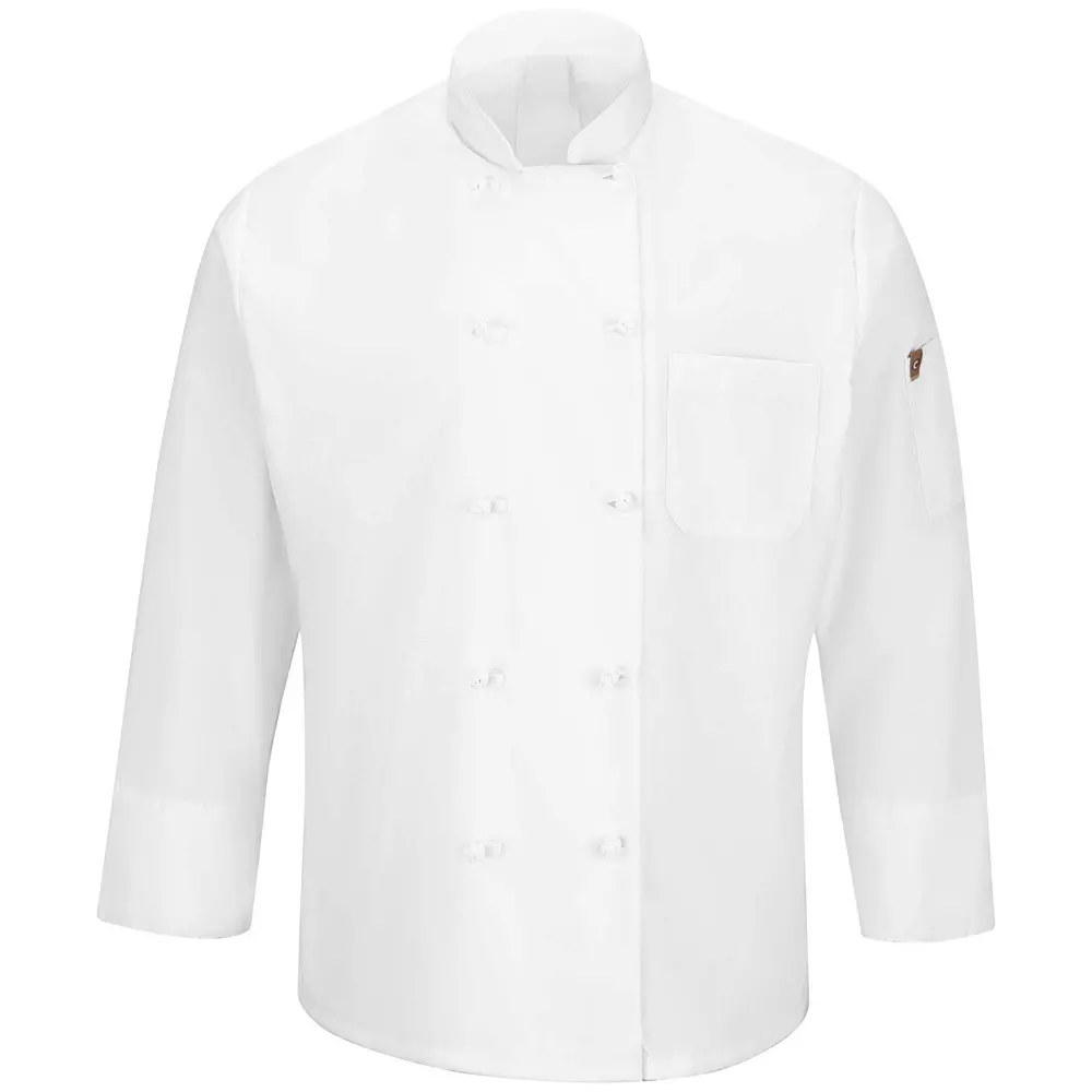 Men&#8216;s Ten Knot Button Chef Coat with OilBlok + MIMIX-