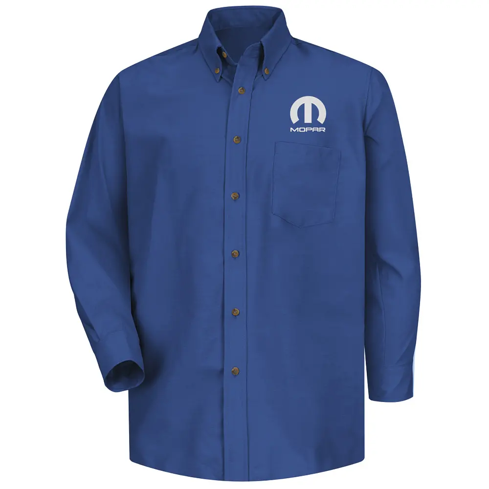 Mopar Men&#8216;s Long Sleeve Poplin Dress Shirt-