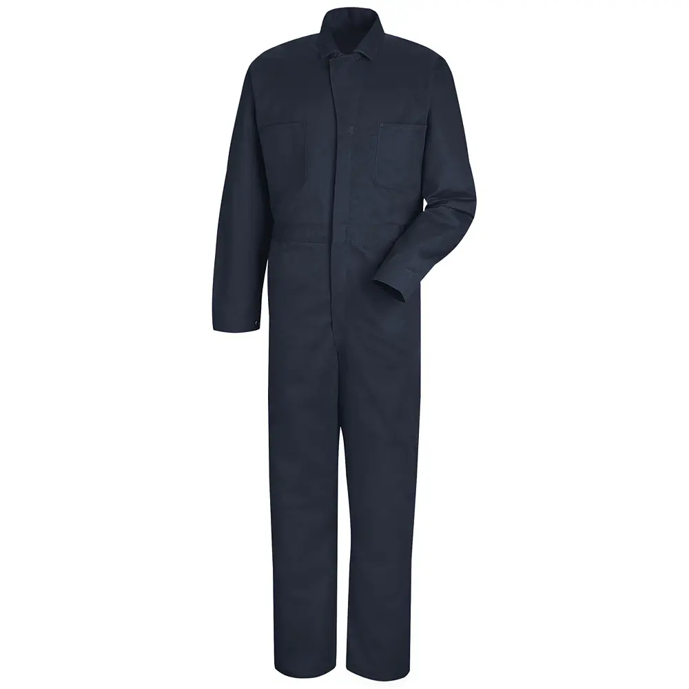 Red Kap® Industrial Bibs and Coveralls Snap-front Cotton Coverall-Red Kap