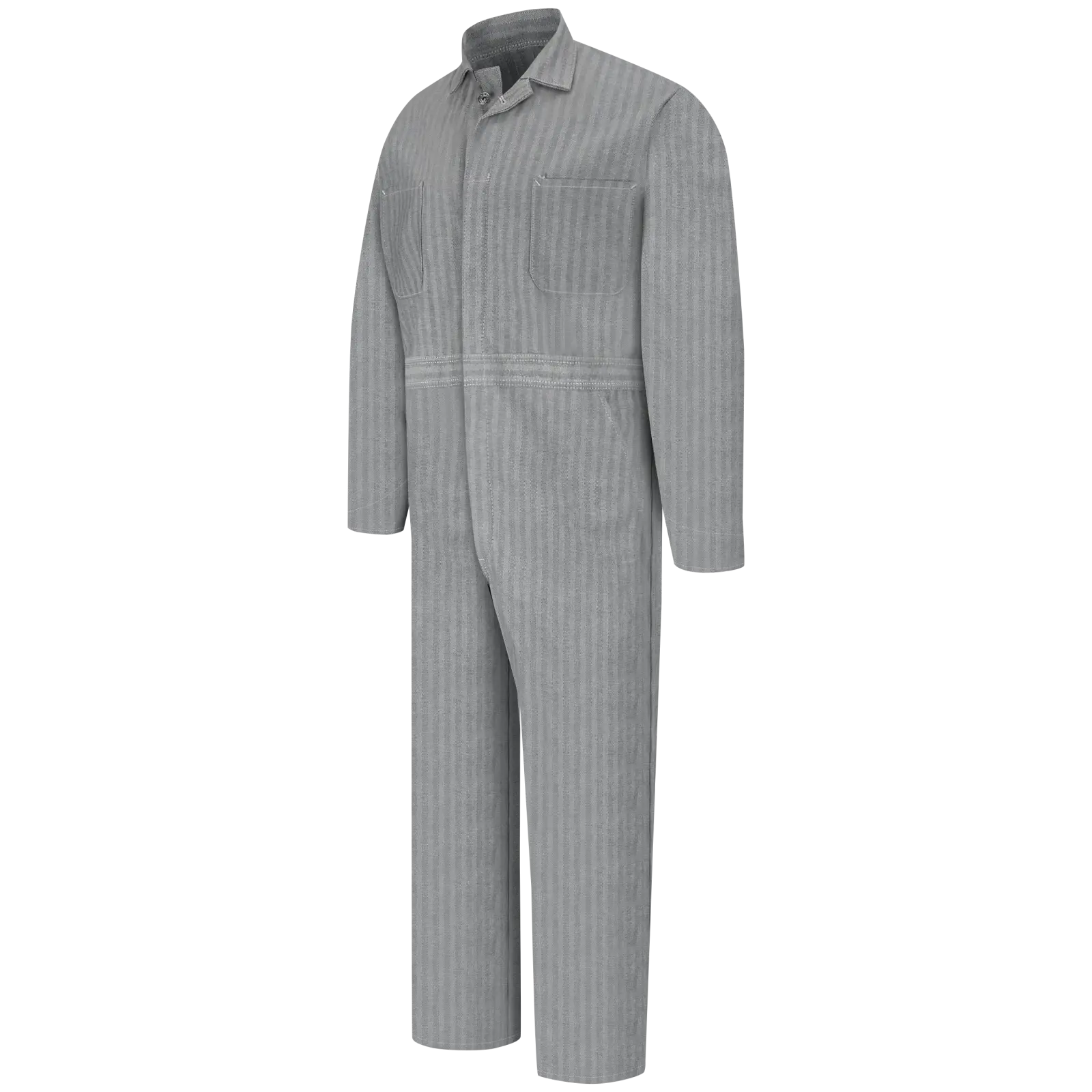 Men&#39;s Button&#45;Front Cotton Coverall-Red Kap