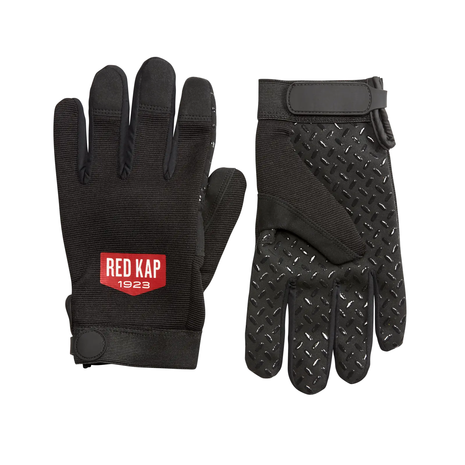 Mens Super Grip Mechanics Gloves-Red Kap