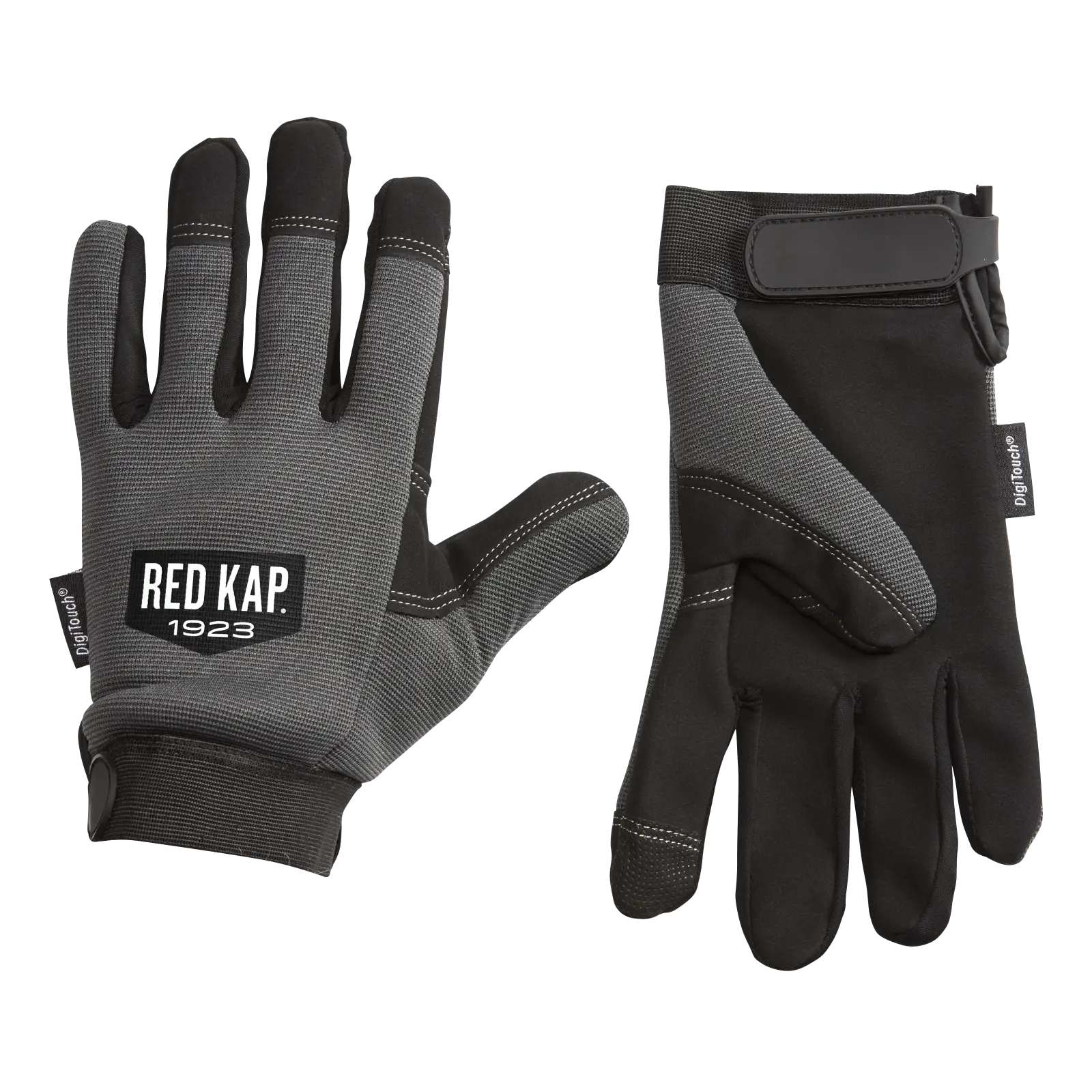 Mens Touchscreen Mechanics Gloves-Red Kap