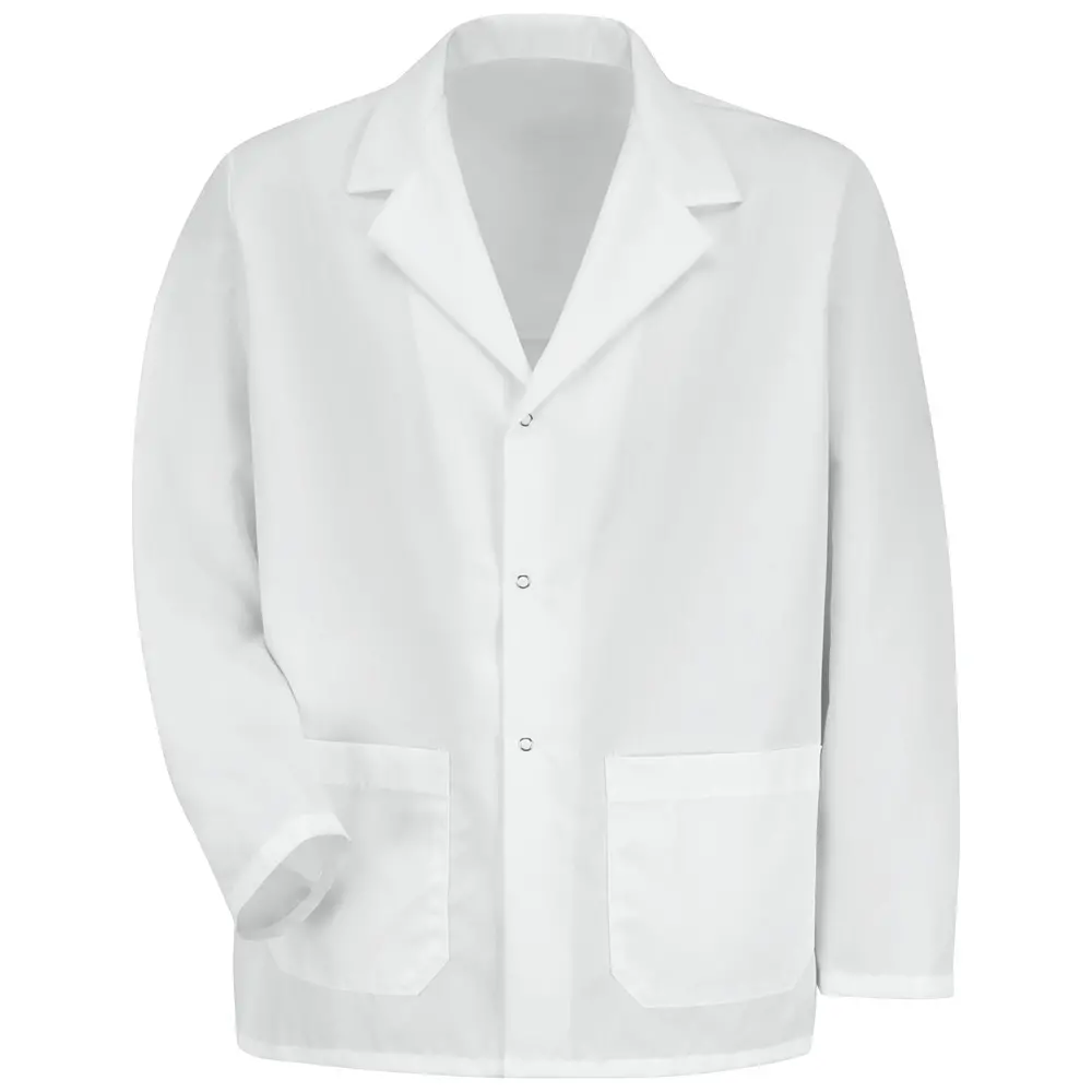 Red Kap® Healthcare Industrial Specialized Lapel Counter Coat-Red Kap