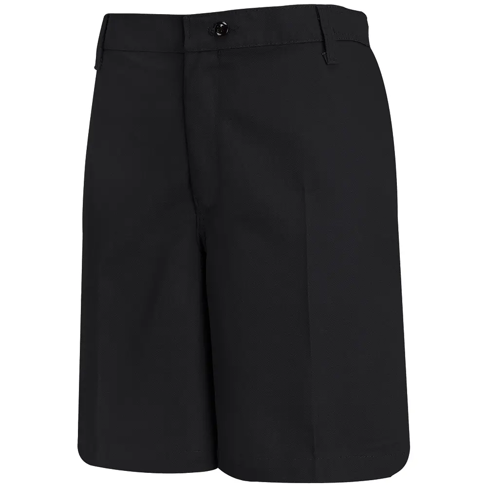 Women&#8216;s Plain Front Shorts-Red Kap